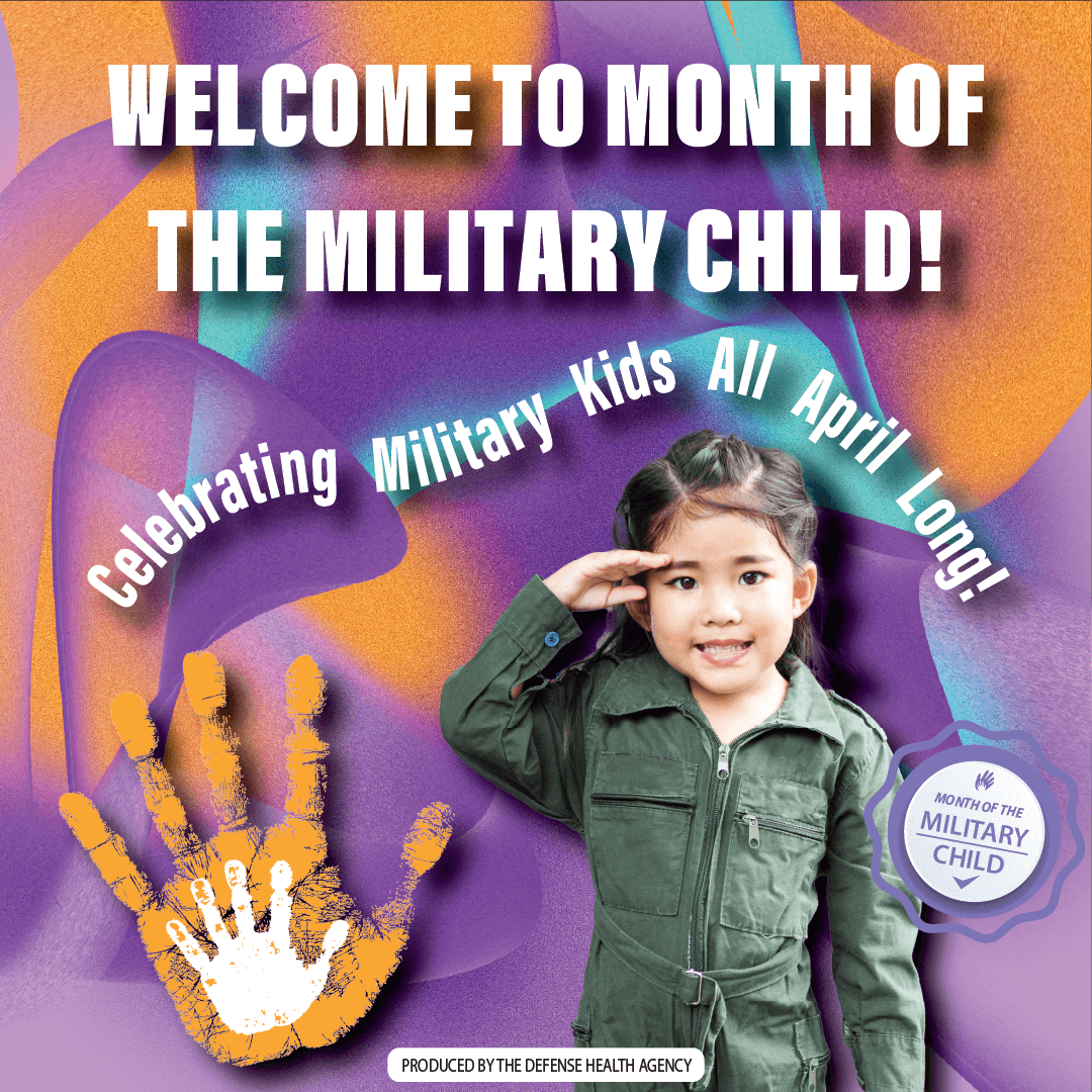 Link to Infographic: Month of the Military Child Graphic