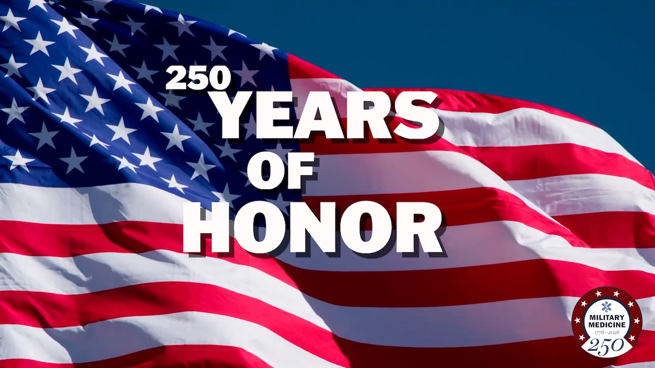 Honoring military medicine professionals on Flag Day