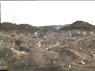 Figure 20.  Results of demolition test; picture from 37th Engineer Battalion videotape