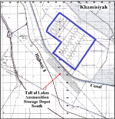 Figure 29. Tall al Lahm Ammunition Storage Depot South