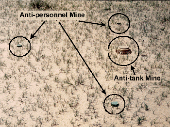 Figure 22. Iraqi mines in Kuwait