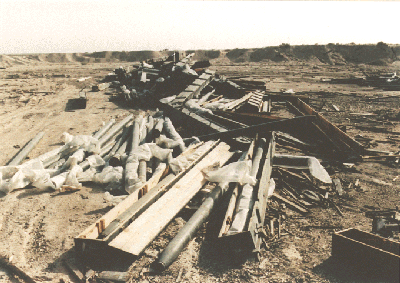 Figure 35.  UNSCOM photo of pit rockets