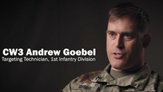 Army Chief Warrant Officer Andrew Goebel, a field artillery targeting technician with the 1st Infantry Division, realized that hitting the gym and "sucking it up" wasn't going to fix what was broken. He needed professional help.