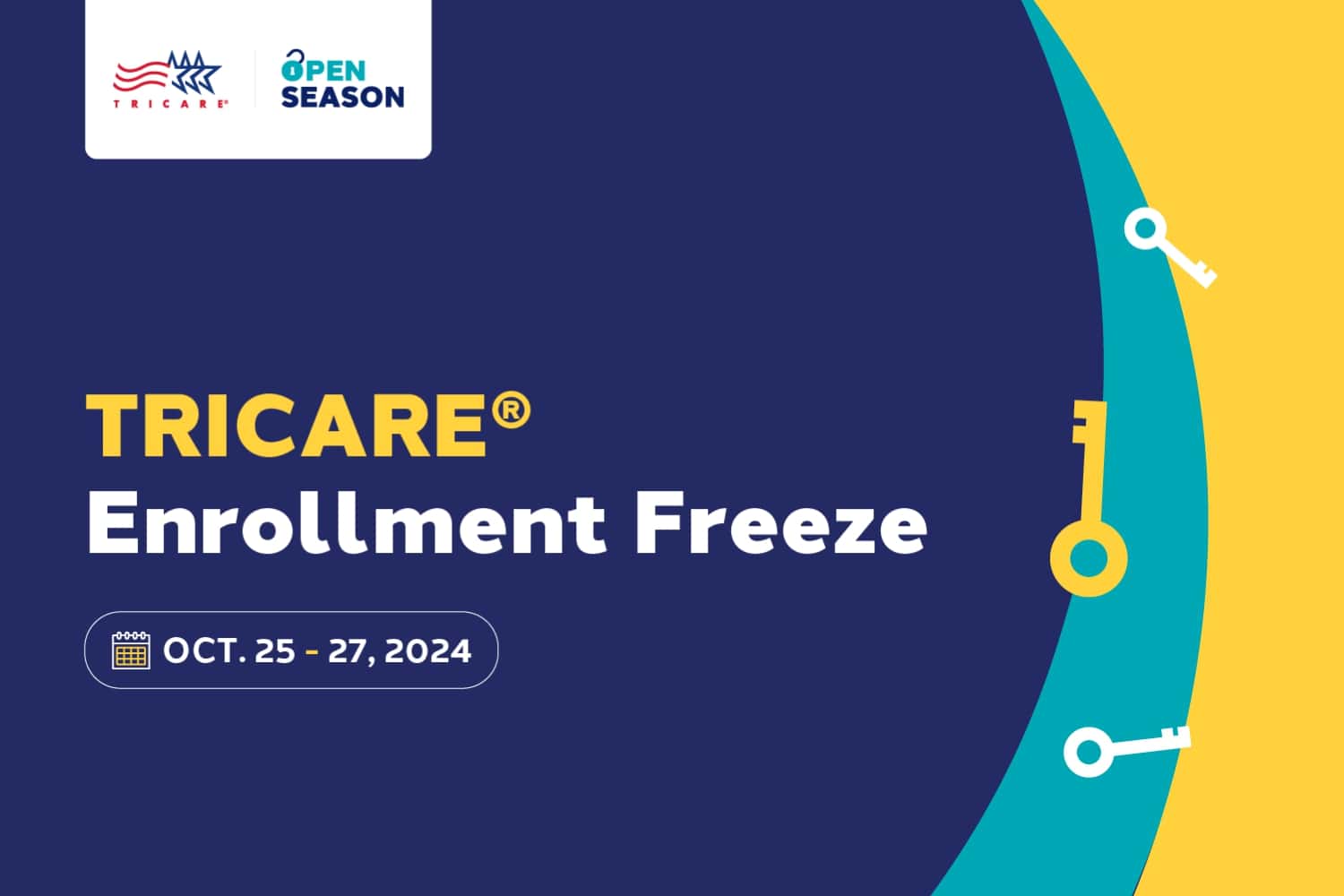 Image of TRICARE Enrollment Freeze and Scheduled milConnect and Beneficiary Web Enrollment Outage Beginning Oct. 25: What To Know.