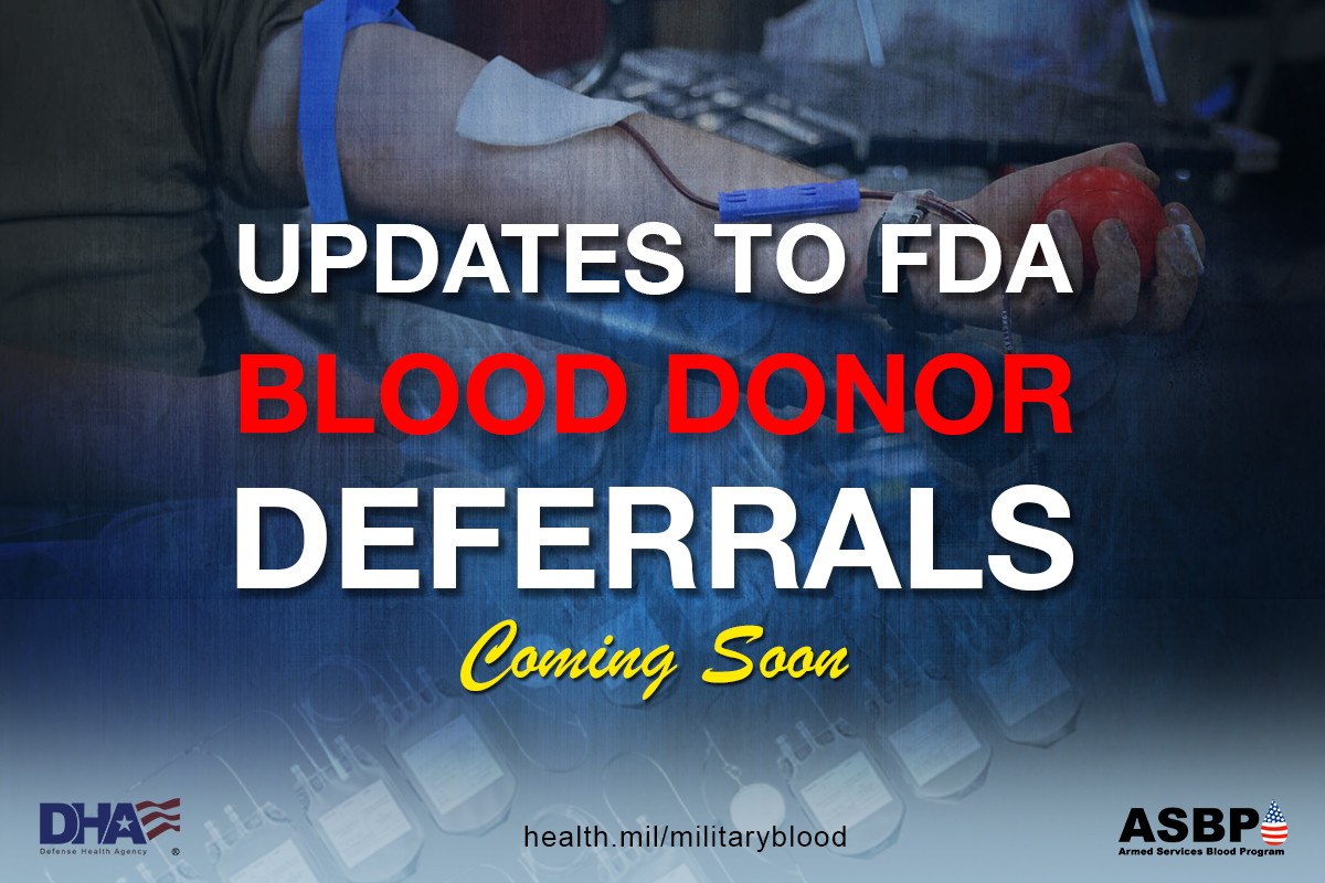 Image of New FDA Guidance for Long-standing Deferral; HIV Changes.