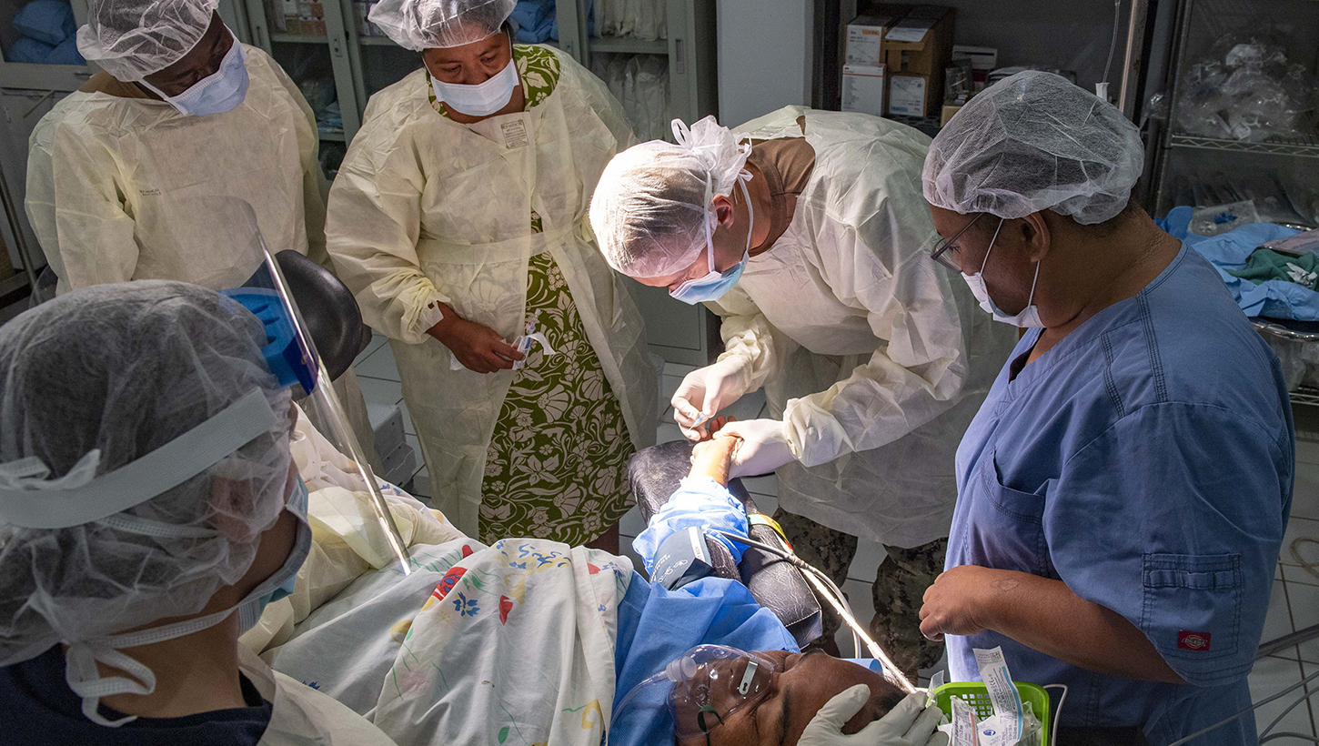 Image of Avoiding the Walker Dip: Military health professionals must ‘train how you’re going to fight’.
