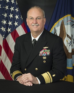 Link to biography of Rear Adm. Bruce L. Gillingham