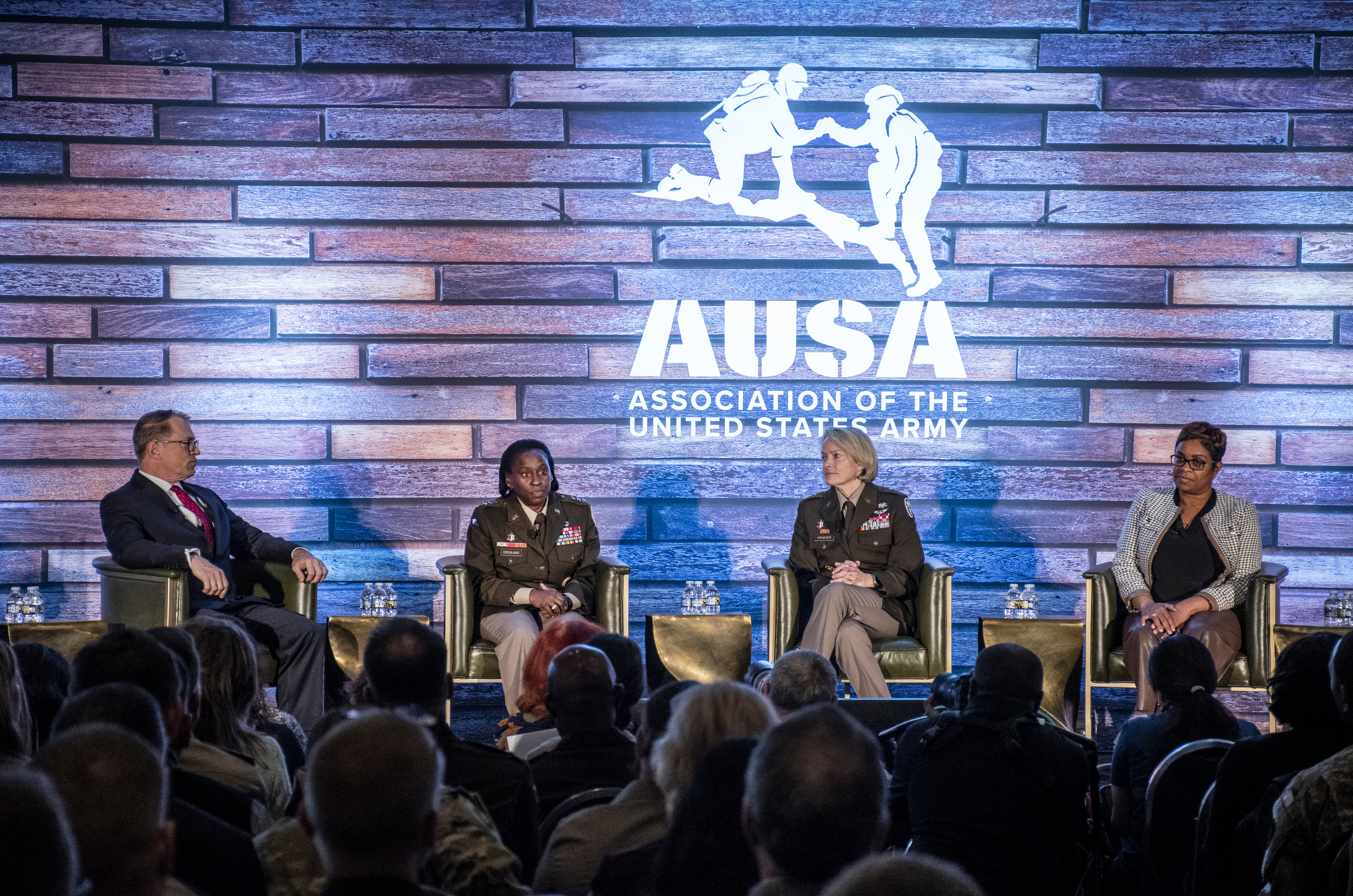 Image of Military Health System Leaders Discuss Support, Future Initiatives During AUSA Family Forum Panel.
