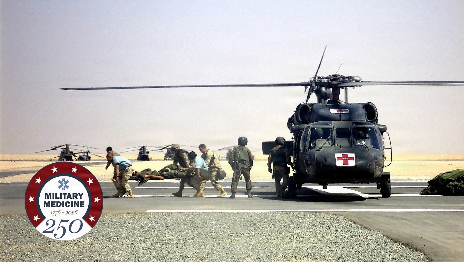 Image of From wagons to air ambulances: Medevac keeps the fight alive.