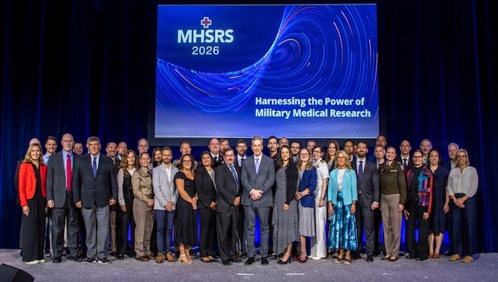 Image of Pioneering medical researchers honored with 2026 Military Health System Research Symposium Awards.