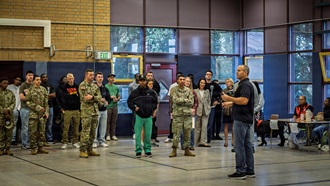 Link to Photo: 10th AAMDC H2F Team Hosts Suicide Prevention Event in Sembach, Germany