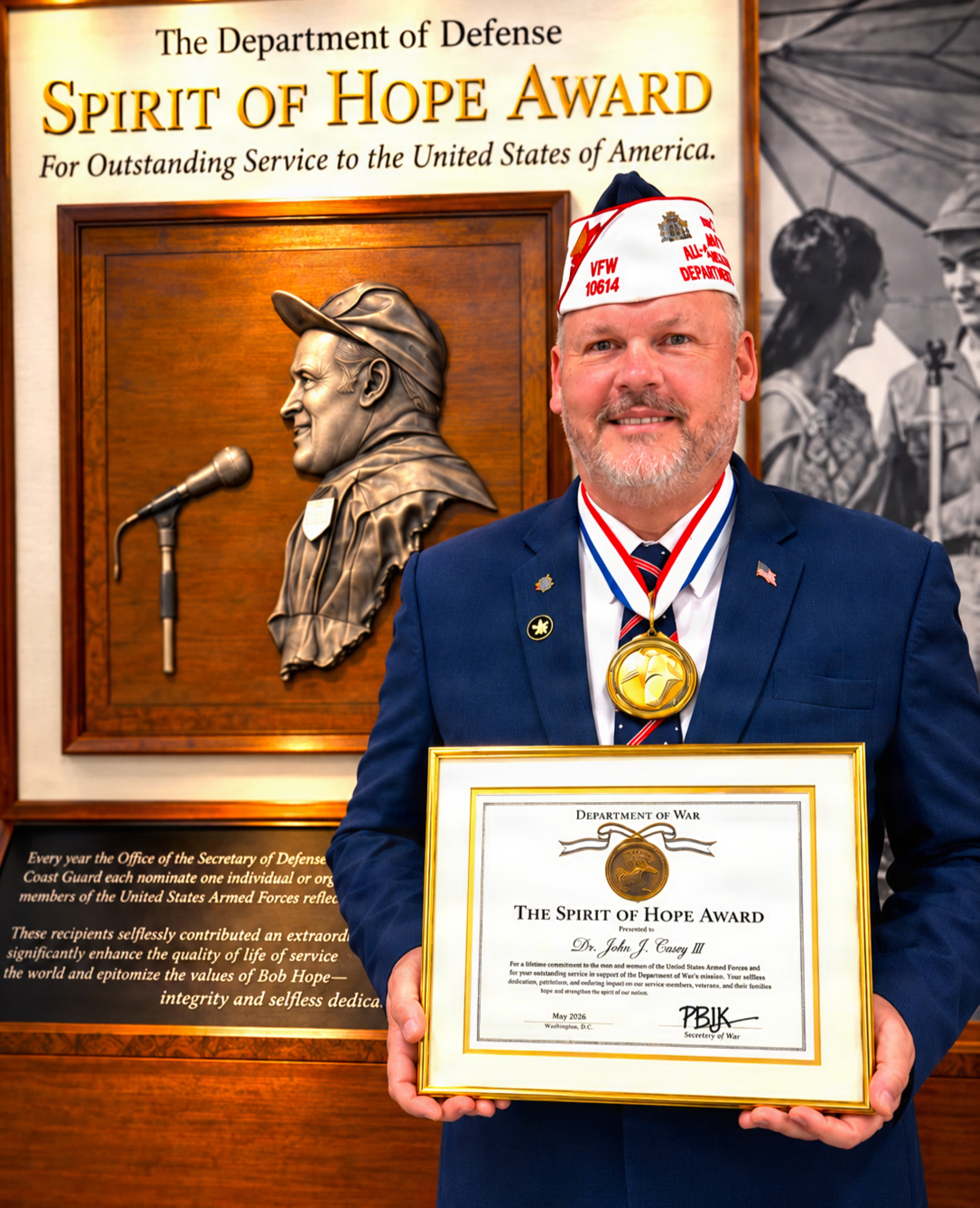 Image of Medical Readiness Command – Europe civilian honored with 2026 Spirit of Hope Award at Pentagon Ceremony.