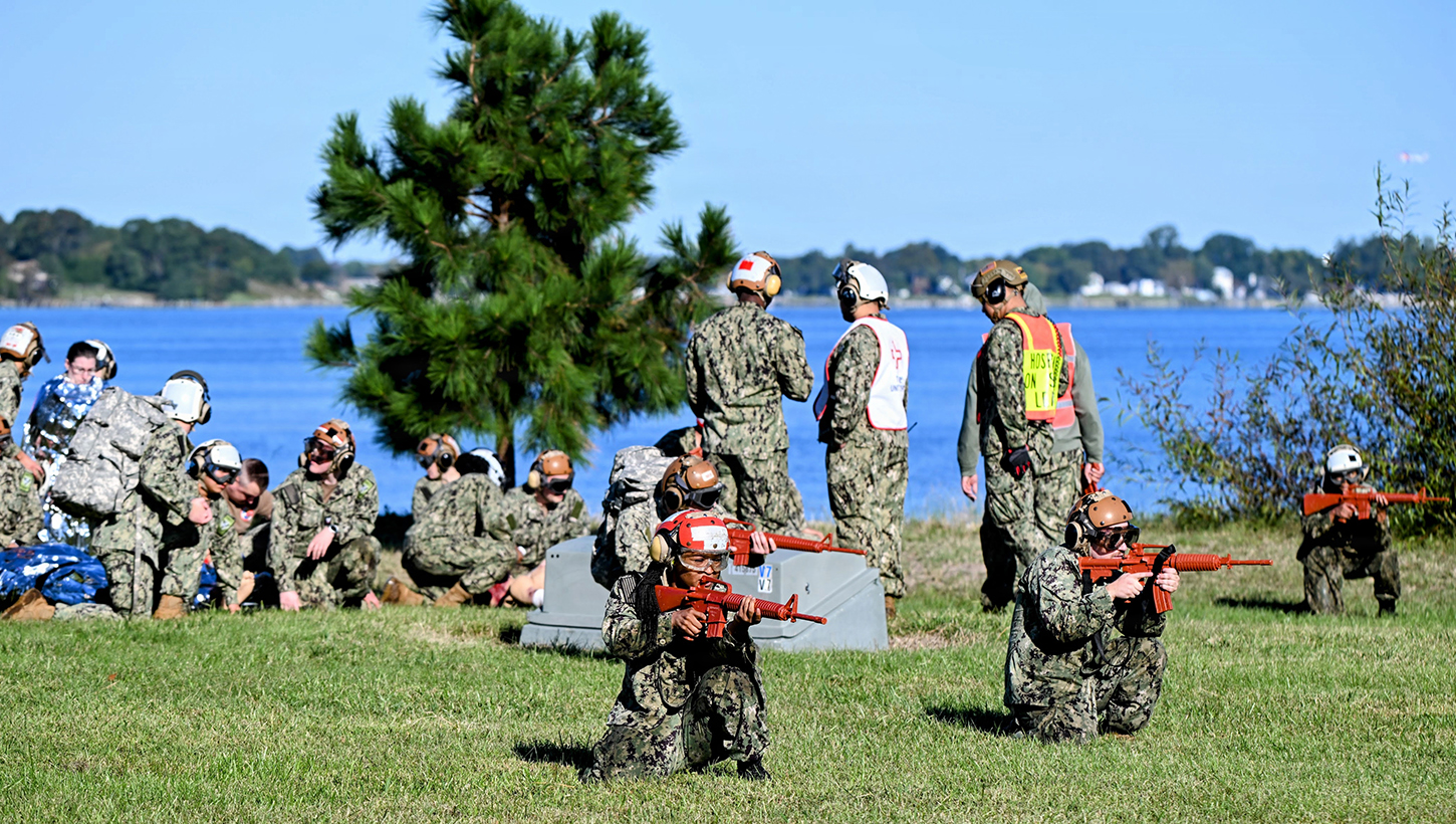 Image of Chopticon AFJROTC Cadets Observe APEX Training at NAS Patuxent River.