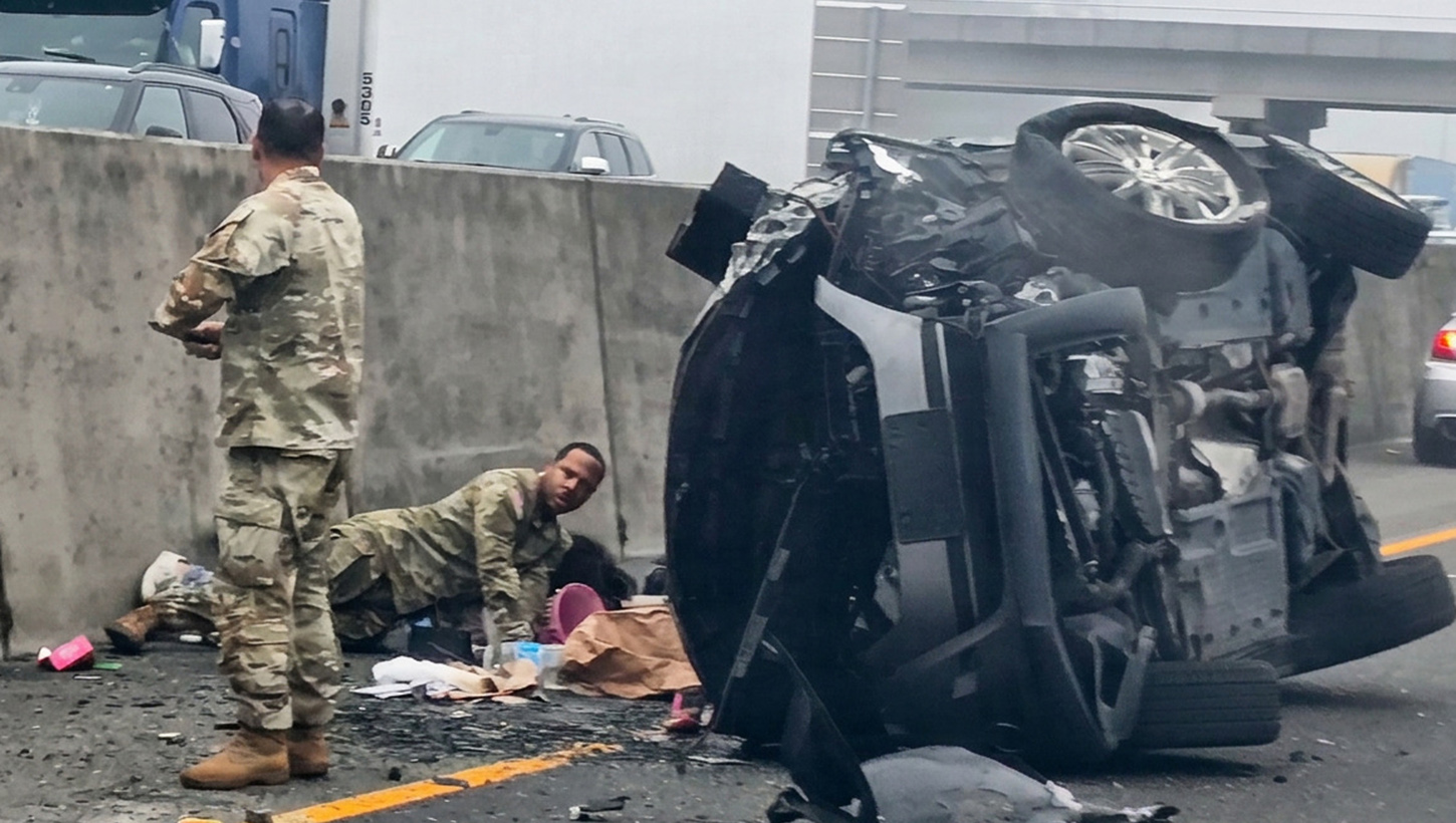 Image of Simulation to Street: How Madigan Training Prepared a Soldier to Save Lives on I-5.