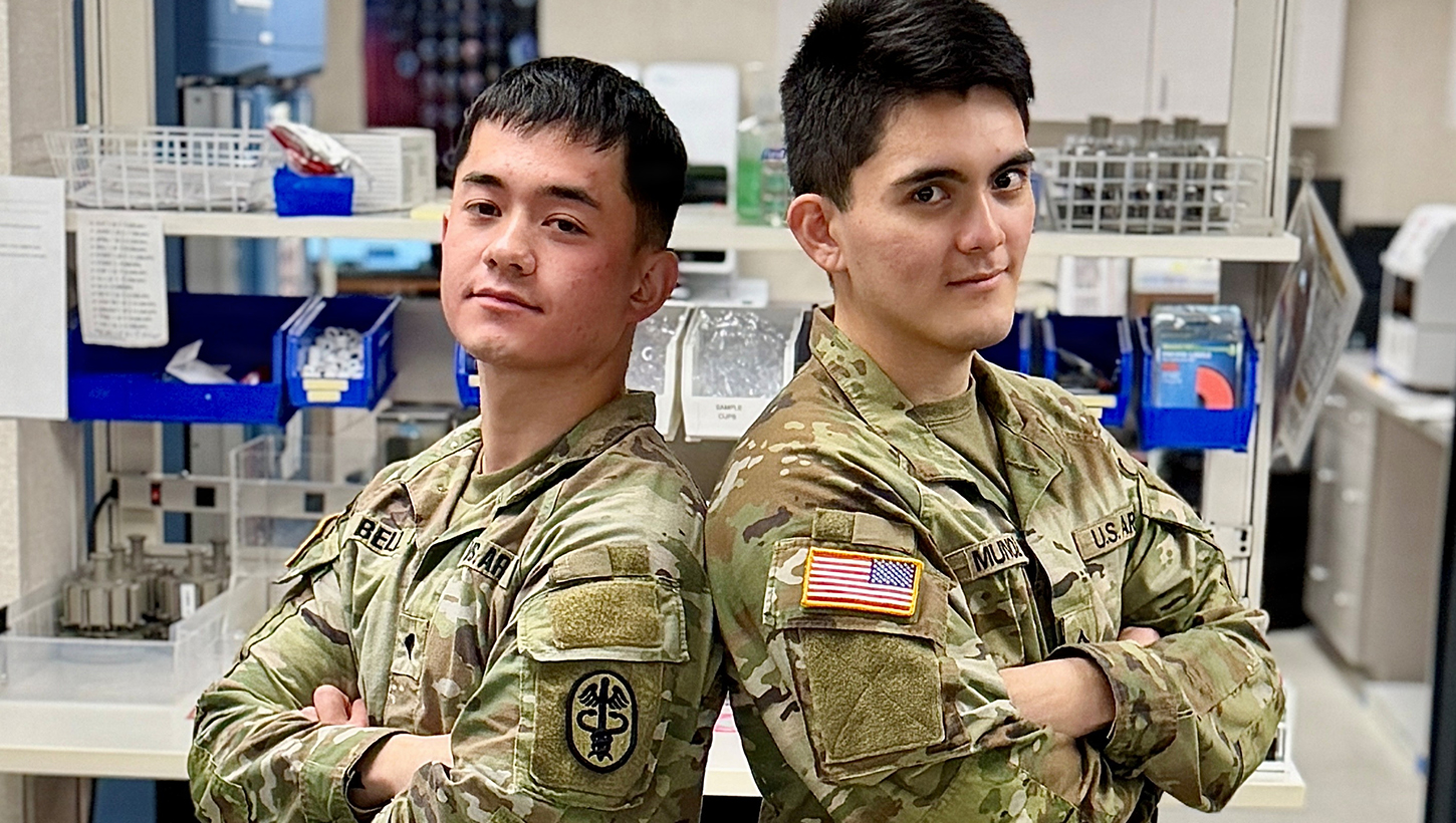 Image of Two paths, one mission: BJACH graduates Army laboratory specialists.