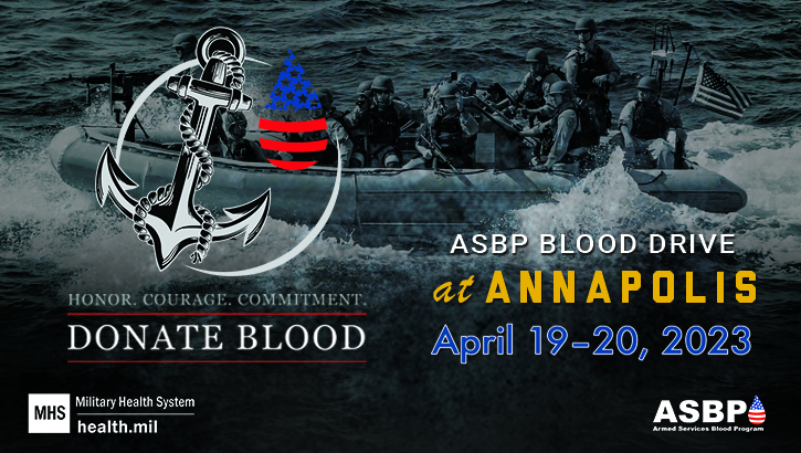 Donate Blood at USNA Blood Drive and Save Lives with the ASBP