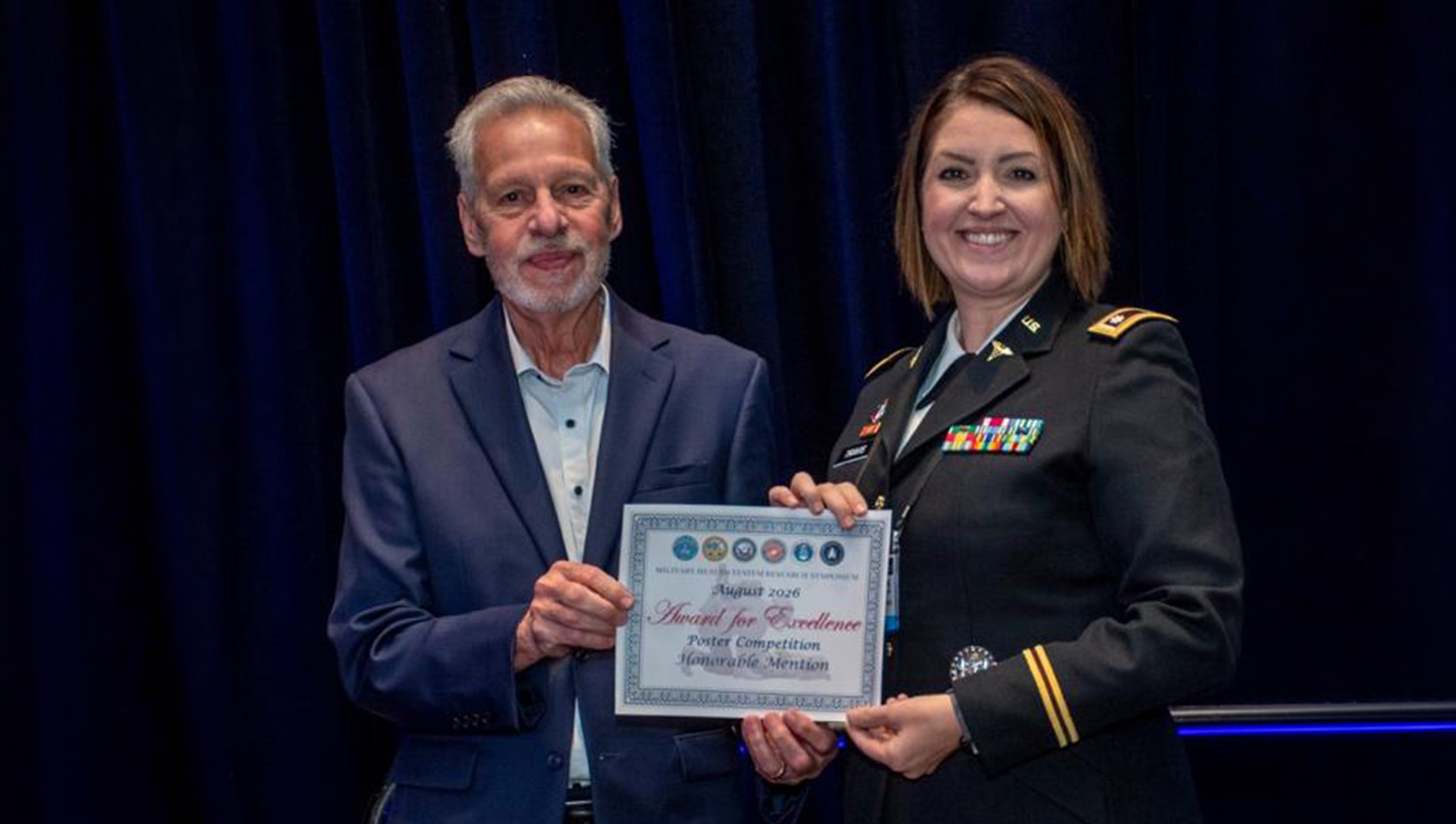 Image of Rising stars of military medicine earn coveted awards at 2026 Military Health System Research Symposium.