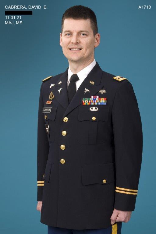 Photo of Ltc. David Elliot Cabrera.