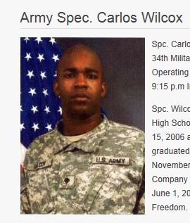 Specialist Carlos E. Wilcox