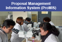 Start the information system for the management of the proposals
