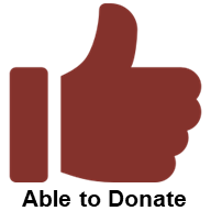 Able to donate