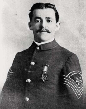 Pvt. Oscar Burkard portrait