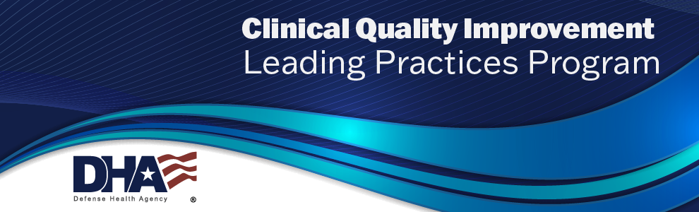 Banner says Clinical Quality Improvement Leading Practices Program