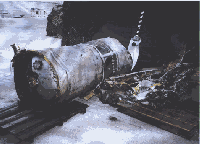 Figure 6. The Recovered SCUD's Fuel Tank