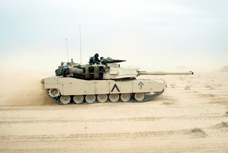 Figure 3. M1A1 tank in the Gulf