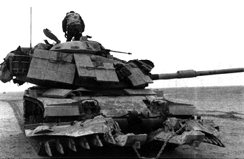 Figure 5. A USMC M60A1 tank with a rake