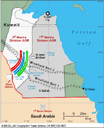 Figure 8. 2d Marine Division minefield breaching area