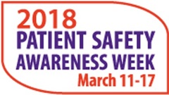 Patient Safety Awareness Week 2018 Logo
