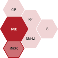 RSD branches: CIP, MHSR, RP, NMHM, IS. MHSR is highlighted.