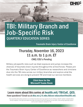 Thumbnail image of the downloadable November quarterly education series flier.