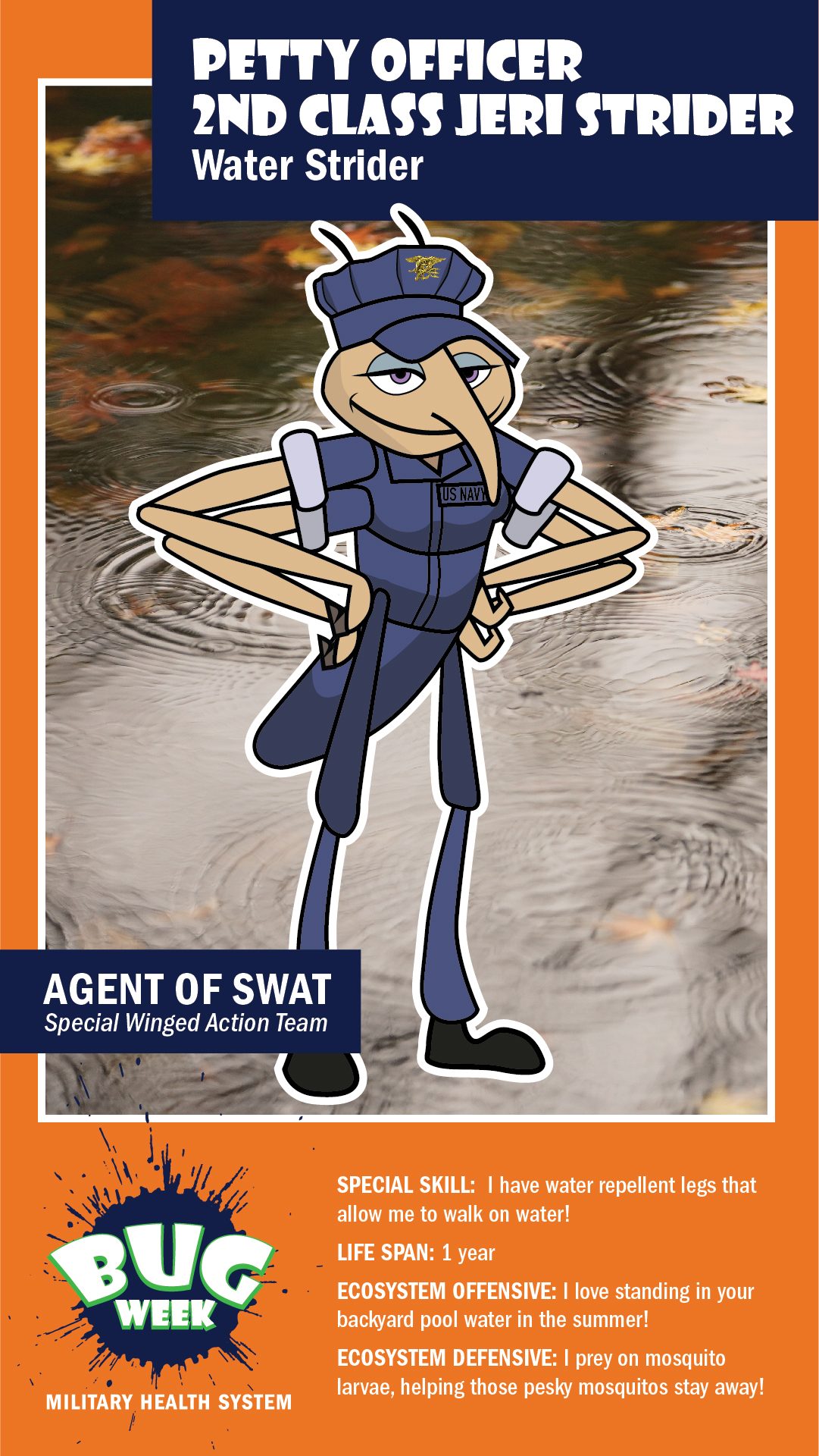 Link to Infographic: Agent of SWAT: Petty Officer 2nd Class Jeri Strider
