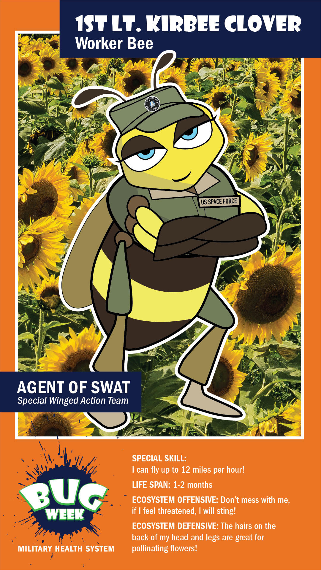 Link to Infographic: Agent of SWAT: 1st Lt. Kirbee Clover