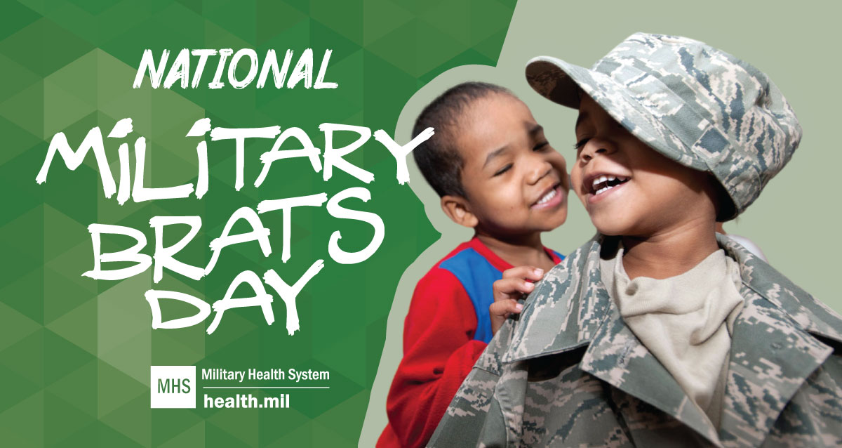 National Military Brats Day Graphic
