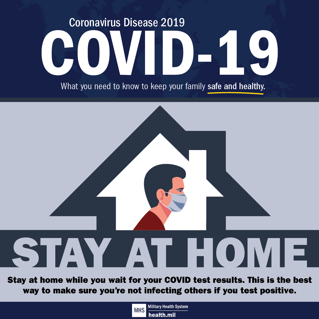 COVID-19 Stay at Home Graphic