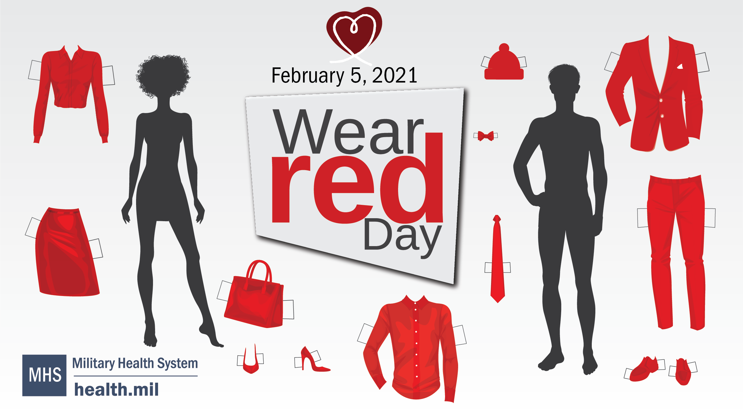 Wear Red Day Graphic