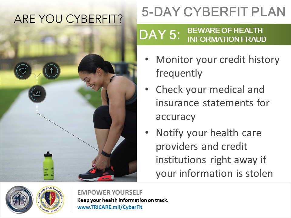 Link to Infographic: 5-Day Cyberfit Plan, Day 5