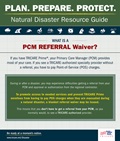 Prepare Early: Disaster Referral Waiver