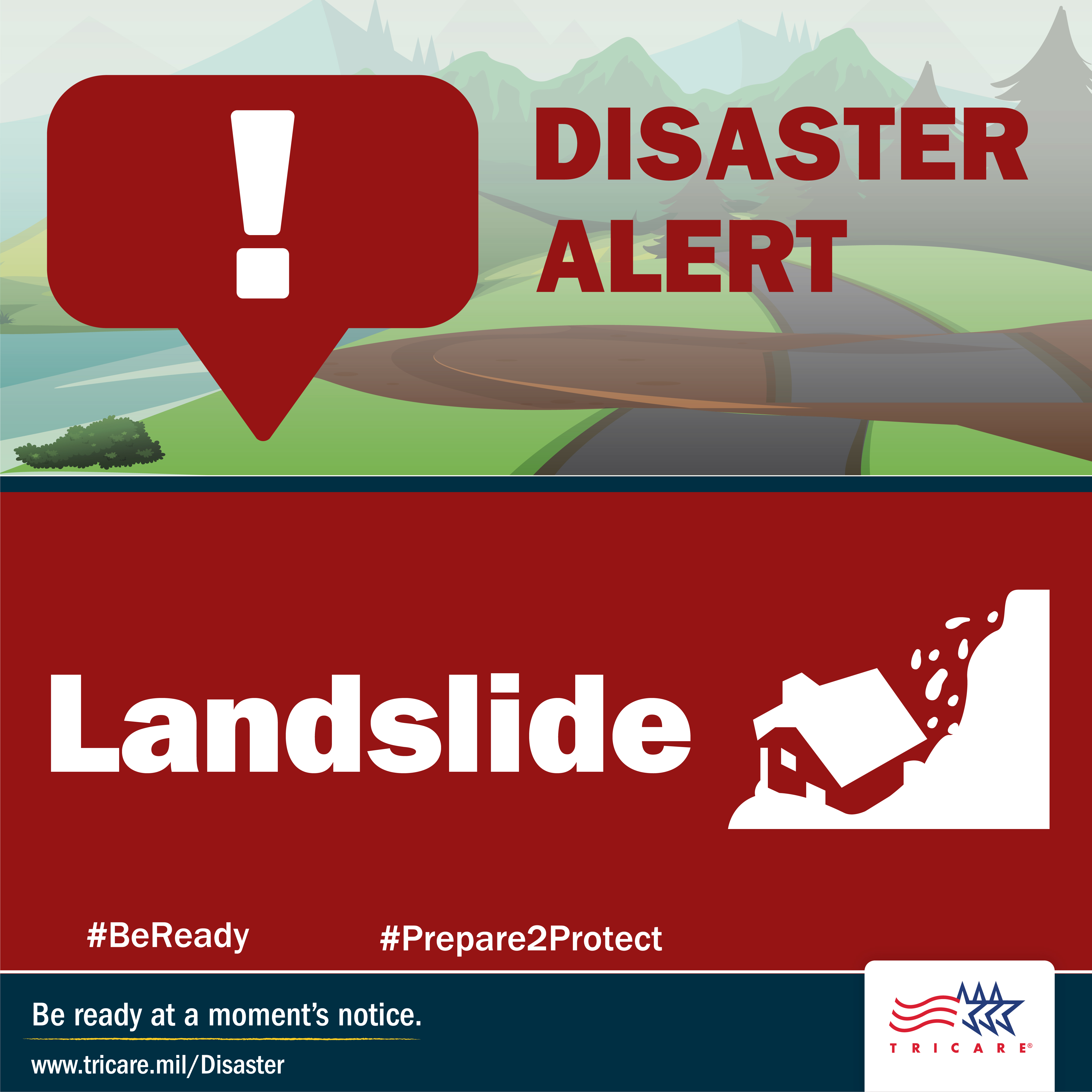 Disaster Alert for a Landslide
