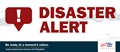 Disaster Alert: Stormy Background