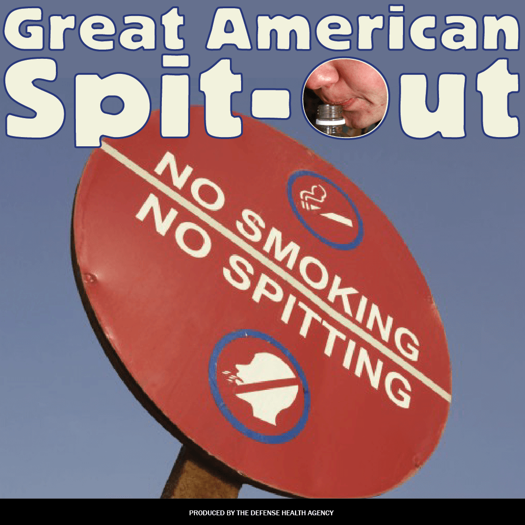 Great American Spit-Out - Not Smoking No Spitting