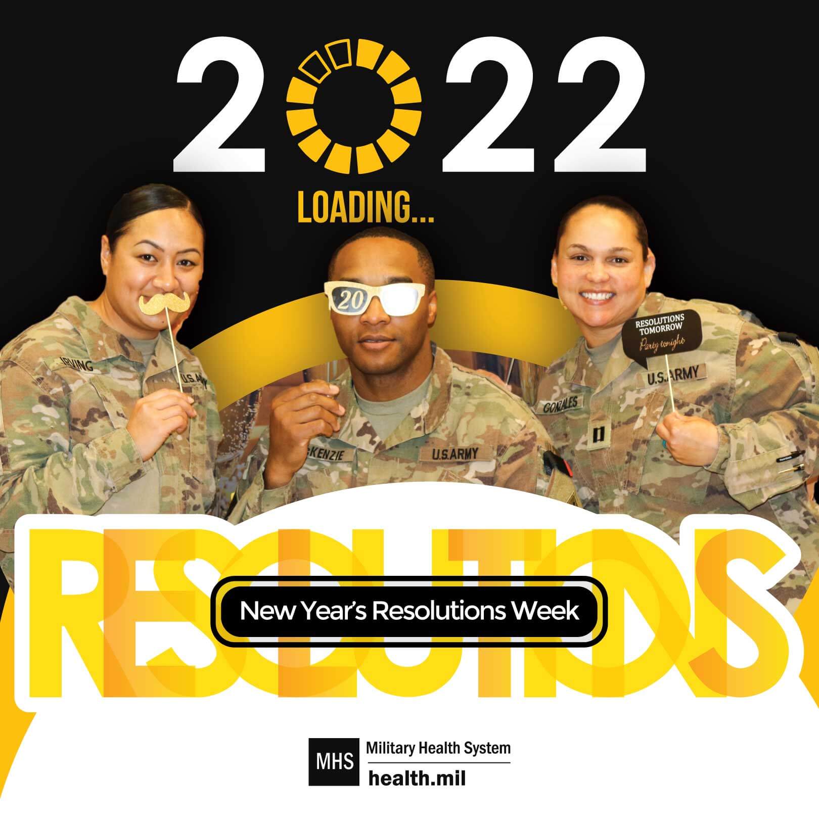 2022 New Year's Resolutions Week