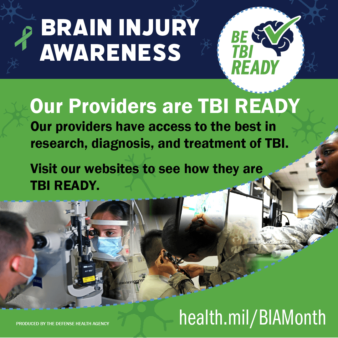 Brain Injury Awareness Month infographic Providers