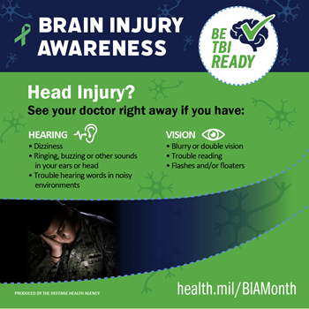  Brain Injury Awareness Month infographic