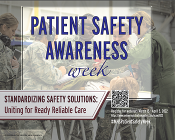 Patient Safety Awareness Week Graphic