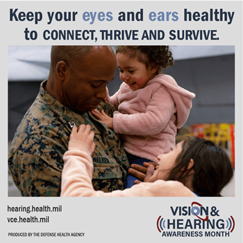 Vision Hearing Awareness connect Infographic