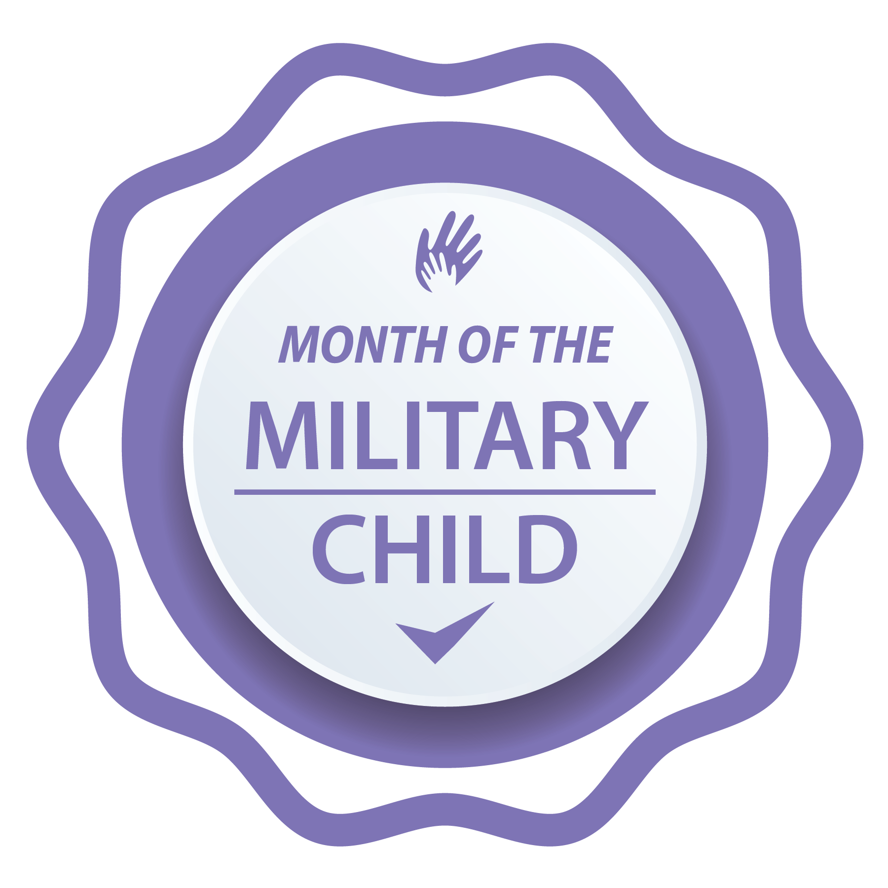 Link to Infographic: Month of the Military Child Badge